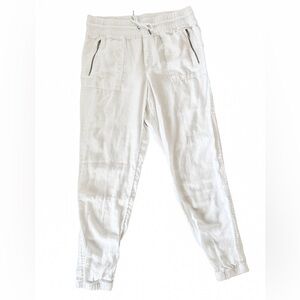 Athleta Cabo Linen Jogger — White, size 12T